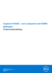 Dell P117F002 Onderhoudshandleiding