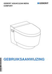 Geberit AQUACLEAN MERA COMFORT Gebruiksaanwijzing