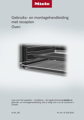 Miele H 2761 B Gebruiks- En Montagehandleiding