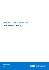 Dell Inspiron 22-3275 Onderhoudshandleiding