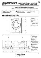 Whirlpool AWG 1112 S/PRO Snelle Referentiegids