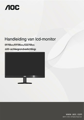 AOC E970SWNL Handleiding