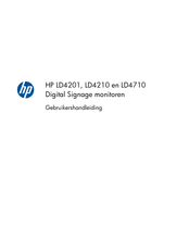 HP LD4710 Gebruikershandleiding