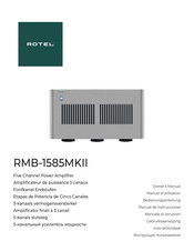 Rotel RMB-1585MKII Gebruiksaanwijzing