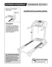 ICON IP Pro-Form 480 CX Gebruiksaanwijzing