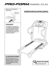 ICON IP Pro-Form 485 CX Gebruiksaanwijzing