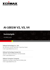 Edimax AI-1001W V4 Snelstartgids