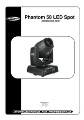 SHOWTEC Phantom 50 LED Spot Handleiding