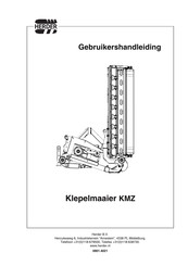 HERDER KMZ 225+TSZ Gebruikershandleiding