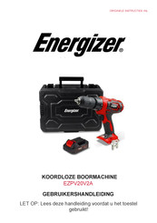 Energizer EZPV20V2A Gebruikershandleiding