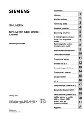 Siemens SINUMERIK 828D Bedieningshandboek