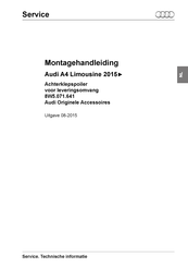 Audi 8W5.071.641 Montagehandleiding