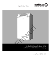 BRÖTJE SensoTherm BSW 6-21 B Installatiehandleiding