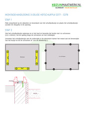 Kozijnmaatwerk S377 Montagehandleiding