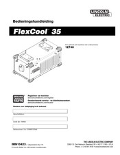 Lincoln Electric FlexCool 35 Bedieningshandleiding