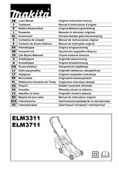 Makita ELM3311 Oorspronkelijke Gebruiksaanwijzing