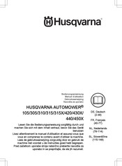 Husqvarna AUTOMOWER 105 Gebruiksaanwijzing