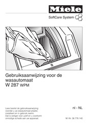 Miele W 287 WPM Gebruiksaanwijzing