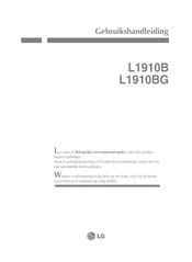 LG L1910BG Gebruikershandleiding