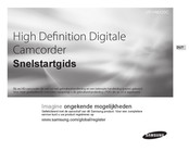 Samsung VP-HMX20C Snelstartgids