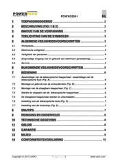 Powerplus POWXG2041 Gebruikershandleiding