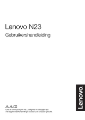 Lenovo N23 Gebruikershandleiding