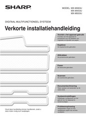 Sharp MX-M453U Installatiehandleiding