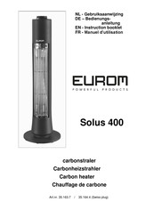 EUROM Solus 400 Gebruiksaanwijzing