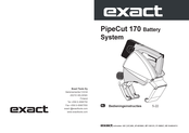 eXact PipeCut 170E Bedieningsinstructies