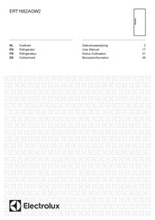 Electrolux ERT1662AOW2 Gebruiksaanwijzing