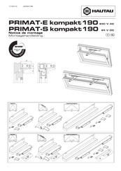 HAUTAU PRIMAT-E kompakt 300 Montagehandleiding