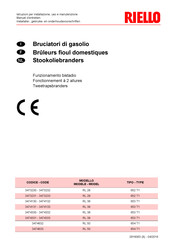Riello 652 T1 Installatie-, Gebruiks- En Onderhoudsvoorschriften