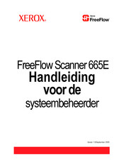 Xerox FreeFlow Scanner 665E Handleiding