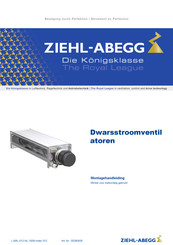 ZIEHL-ABEGG WR Series Montagehandleiding