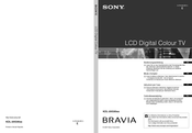 Sony Bravia KDL-20G30 Series Gebruiksaanwijzing