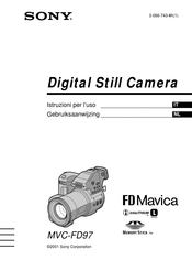 Sony Mavica MVC-FD97 Gebruiksaanwijzing