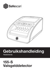 Safescan 155-S Gebruikshandleiding