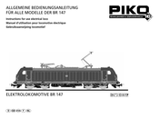 PIKO BR 147 Gebruiksaanwijzing