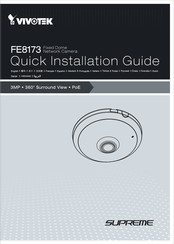 Vivotek SUPREME FE8173 Snelle-Installatiegids