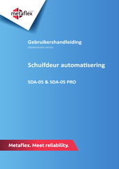 Metaflex SDA-05 PRO Gebruikershandleiding