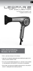 CBR Professional M-191016 Gebruikshandleiding