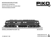 PIKO BR 132 Gebruiksaanwijzing