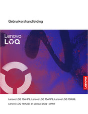 Lenovo LOQ 15AHP9 Gebruikershandleiding