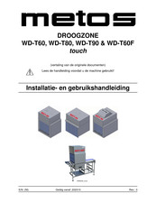 Metos WD-T80 Installatie En Gebruikshandleiding