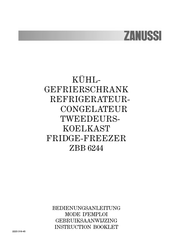 Zanussi ZBB 6244 Gebruiksaanwijzing