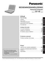 Panasonic CF-19 Series Bedieningshandleiding