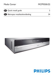 Philips MCP9350i/22 Beknopte Installatiehandleiding