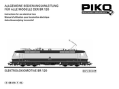 PIKO BR 120 Gebruiksaanwijzing