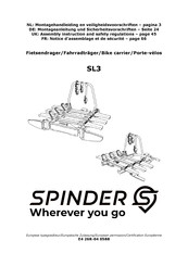 Spinder SL3 Montagehandleiding En Veiligheidsvoorschriften