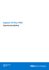 Dell Inspiron 14 Plus 7430 Handleiding